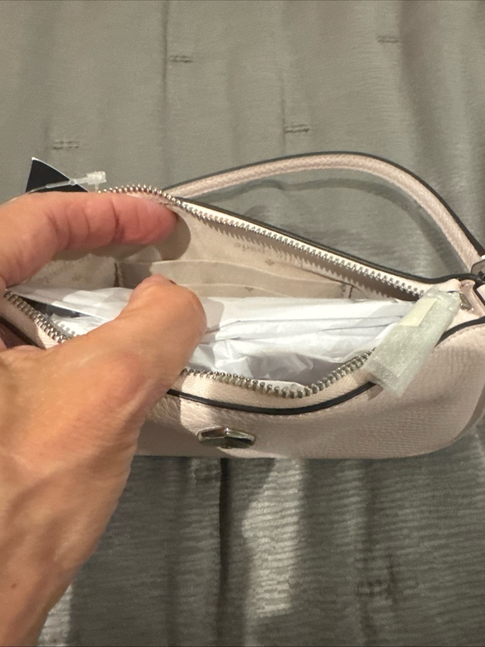 kate spade Pale Pink Pebbled Leather Shoulder Bag - Picture 2 of 8